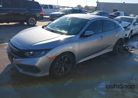 2019 Honda Civic Sport from USA, damaged, VIN 19XFC2F82KE020531
